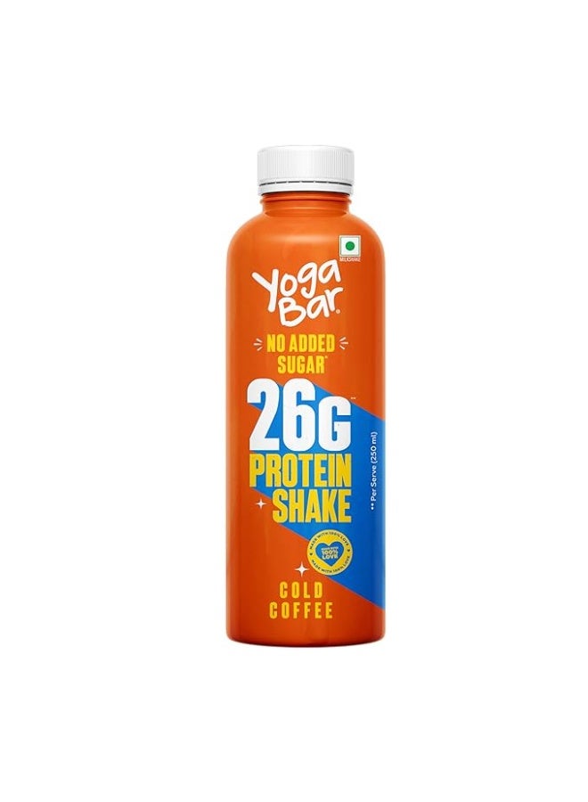 Yogabar Yoga Bar Cold Coffee Protein Shake & Chocolate Whey Protein Sachet, 26G Protein, 250ml, No Added Sugar - Image 3