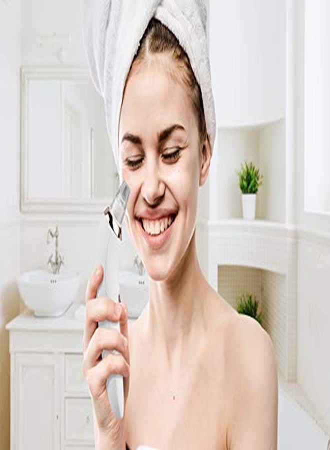 Elle Facial Pore Cleanser, Removes Blackheads & Whiteheads, Vacuum Suction Dirt/Oil Fast, Includes 4 attachments, Sage Grey - Image 2