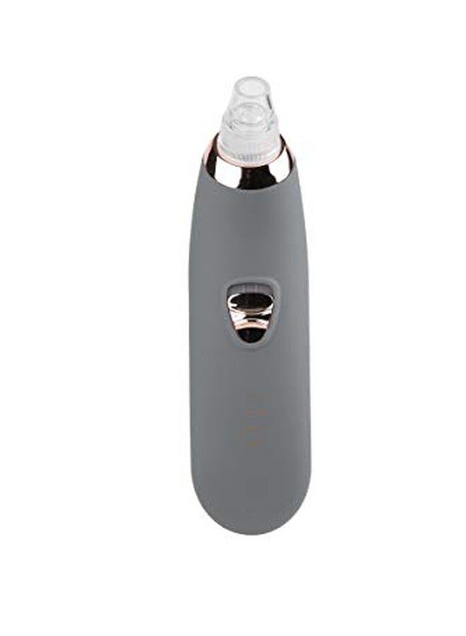 Elle Facial Pore Cleanser, Removes Blackheads & Whiteheads, Vacuum Suction Dirt/Oil Fast, Includes 4 attachments, Sage Grey - Image 1