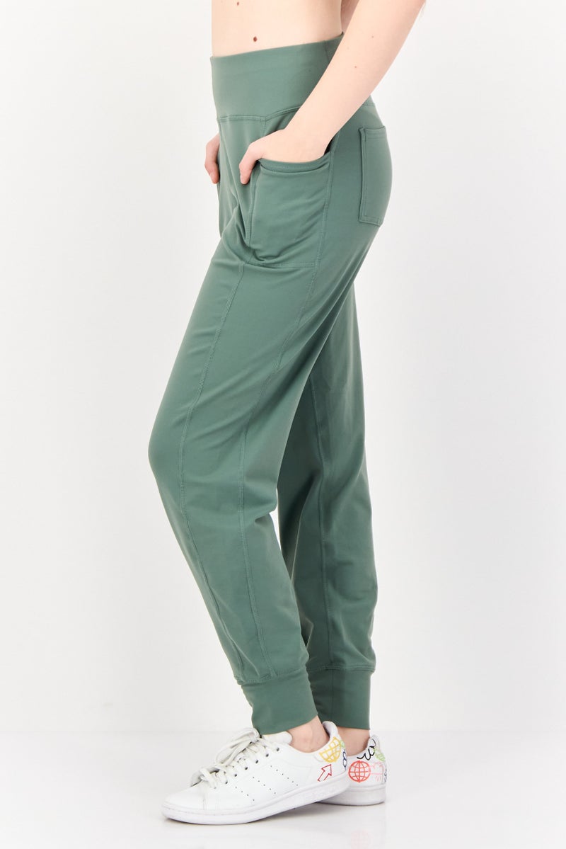 SKECHERS Women Sportswear Fit Training Jogger Pants, Sage  - Image 3