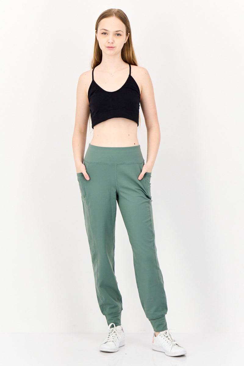 SKECHERS Women Sportswear Fit Training Jogger Pants, Sage  - Image 2