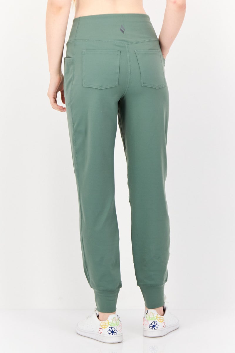 SKECHERS Women Sportswear Fit Training Jogger Pants, Sage  - Image 4