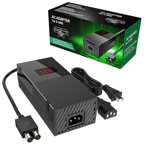 Prodico Xbox One Power Supply Low Noise LED Display Power Brick Replacement for Xbox One 110-240V - Image 1
