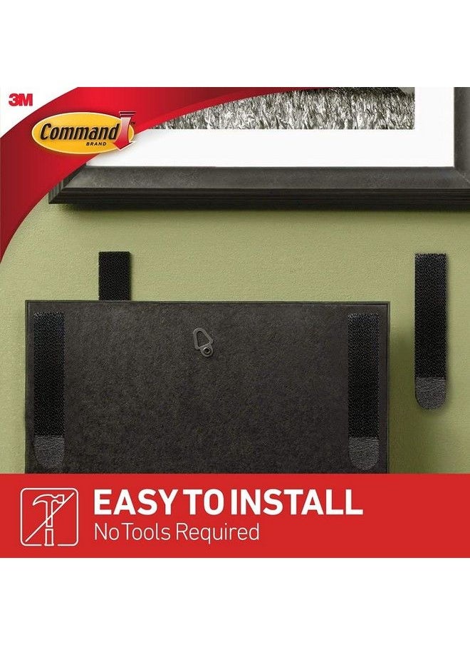Command 17206Blk Heavy Duty Holds 16 Lbs Picture Hanging Strips 4 Pairs Black 4 Count  - Image 3
