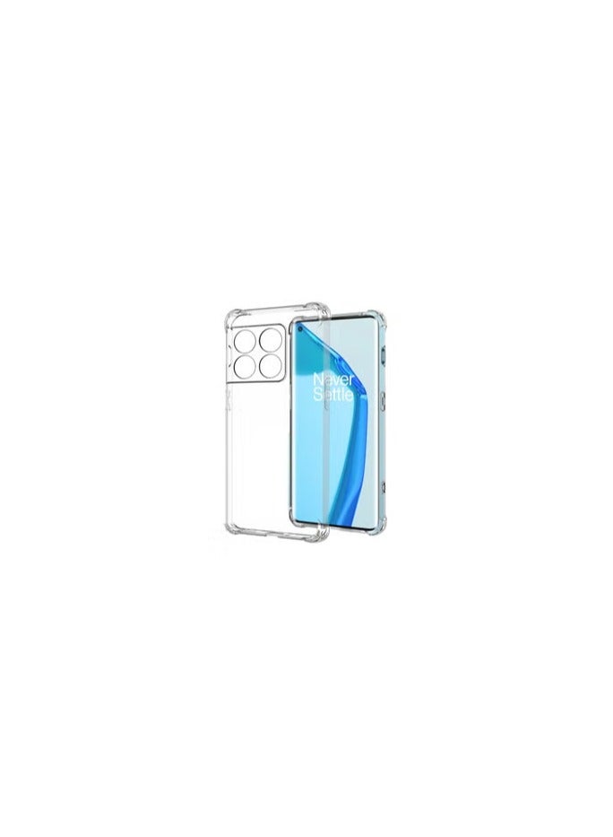 CATANES OnePlus 10 Pro Clear Shockproof Case Slim Transparent TPU Cover with Bumper Airbag Corners 6.7 inch - Image 1