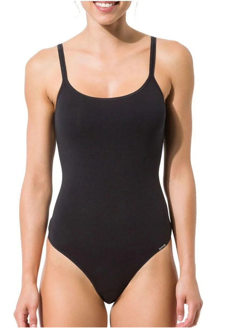 La Senza Skiny Bodysuit Thong Back Black