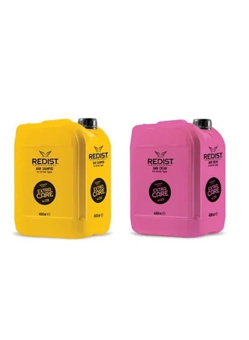 Redist Hair Conditioner Cream Extra Care No 29 4000ml – Softens & Detangles for Effortless Hair - Image 3