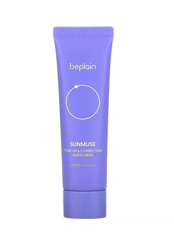 beplain Sunmuse Tone Up and Correcting Sunscreen 50ml, SPF50+ PA++++  - Image 1
