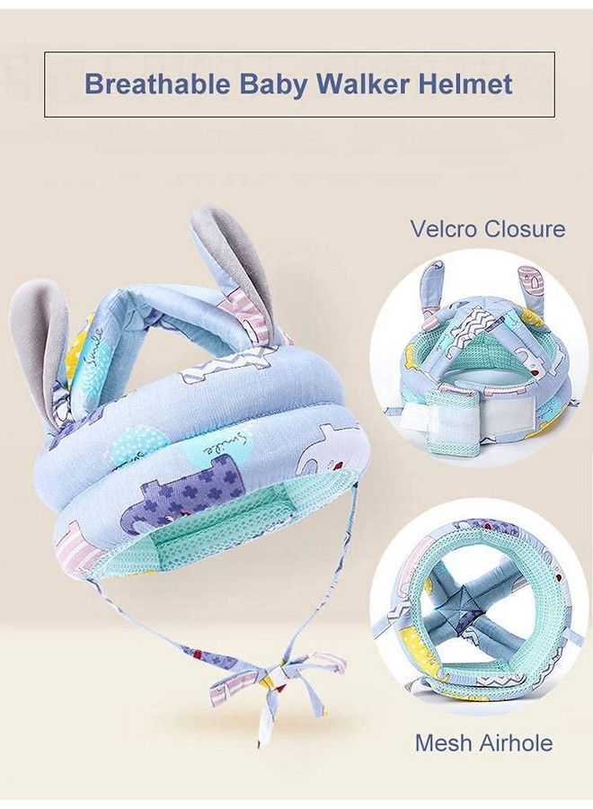 Snowie Soft Baby Head Protector Adjustable Size Baby Learn To Walk Or Run Soft Safety Helmet Infant Anti Fall Anti Collisionfor Baby Months~5 Years Old (Multi Colour 3) - Image 5