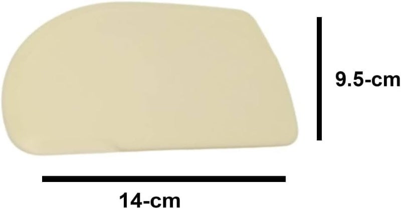 BAKERS PARDISE Bakers Paradise Dough Scraper Bowl Scraper | Flexible Food Safe Plastic Dough Cutter for Bread, Cake & Pastry | Multipurpose Baking Scraper Tool for Mixing, Icing & Fondant-(D Shape, Pack of 5) - Image 2