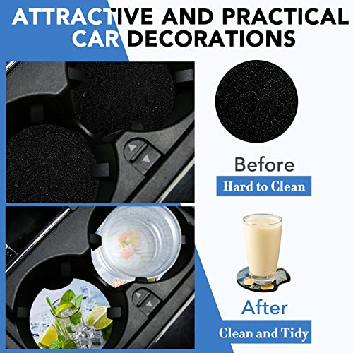 NEOACT 150 PCS Sublimation Blank Car Coasters, 2.75 in Circular Opening Blank Sublimation Coasters for Sublimation Thermal Transfer Heat Press Printing - Image 5