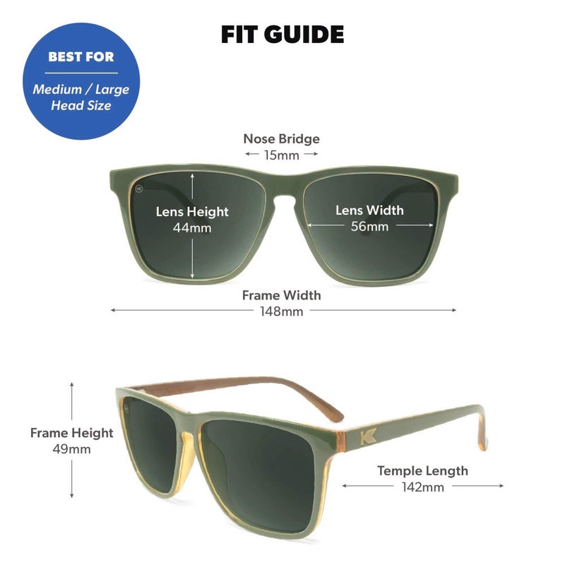 Knockaround Fast Lanes Polarized Lightweight Sunglasses for Men & Women - UV400 Protection - Image 4