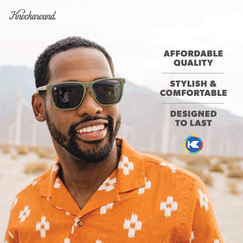 Knockaround Fast Lanes Polarized Lightweight Sunglasses for Men & Women - UV400 Protection - Image 5