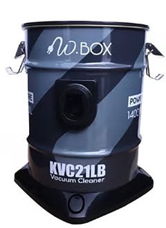 W.BOX Barrel Vacuum Cleaner - 21 Liters - 1400 Watts, Black*Gray | KVC21LB  - Image 4