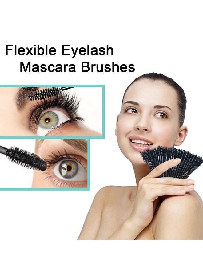 Obinhere 300 Pcs Disposable Mascara Wand Eyelash Brush For Eyelash Extension Supplies - Image 2