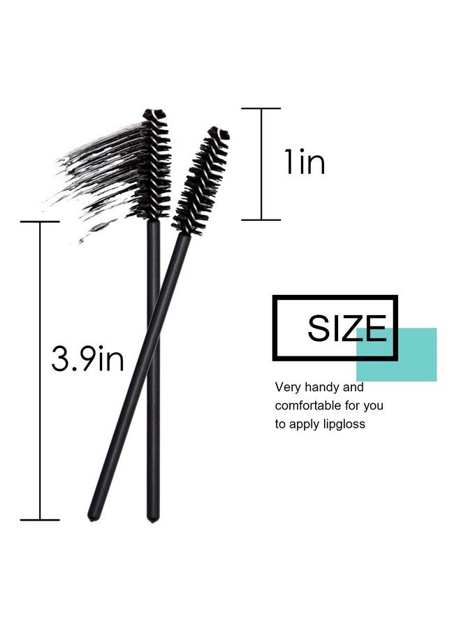 Obinhere 300 Pcs Disposable Mascara Wand Eyelash Brush For Eyelash Extension Supplies - Image 3