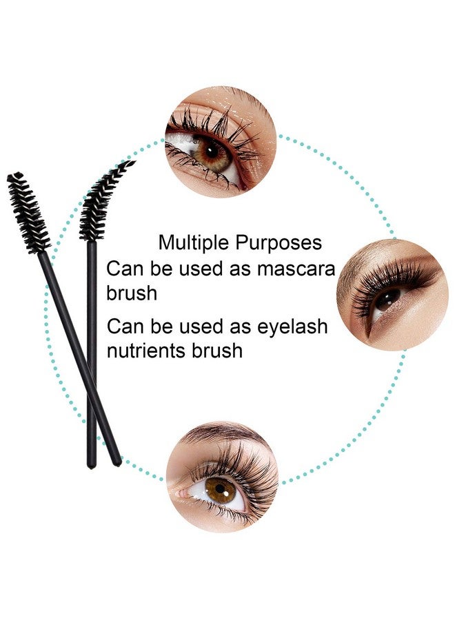 Obinhere 300 Pcs Disposable Mascara Wand Eyelash Brush For Eyelash Extension Supplies - Image 5