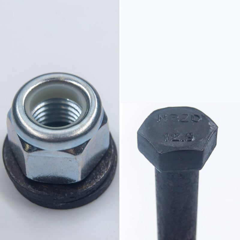 Autoacc JK Track Bar Bolts Compatible with Jeep 07-18 Wrangler JK JKU Suspension Enhanced Hardware Upgrade Kit (Set of 2) - Image 4