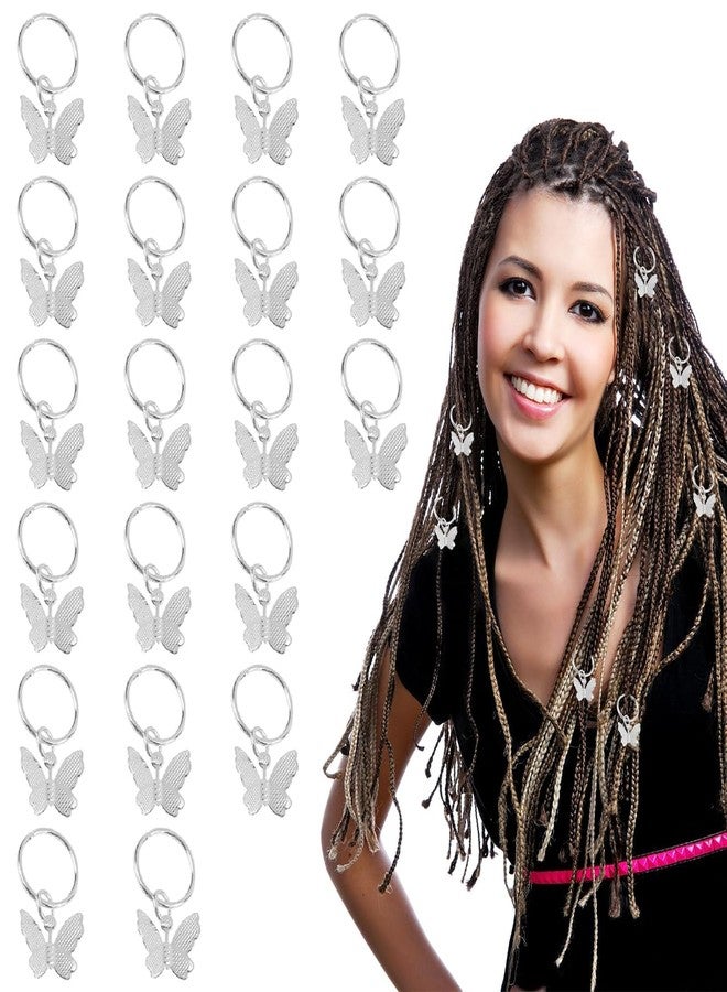 Plenteous مجموعة وفيرة من مشابك وحلقات ضفائر الشعر - خرز دريدلوك متعدد الأشكال، إكسسوارات شعر على شكل حلقات للفتيات والسيدات (50 قطعة بتصميمات متنوعة) - Image 4