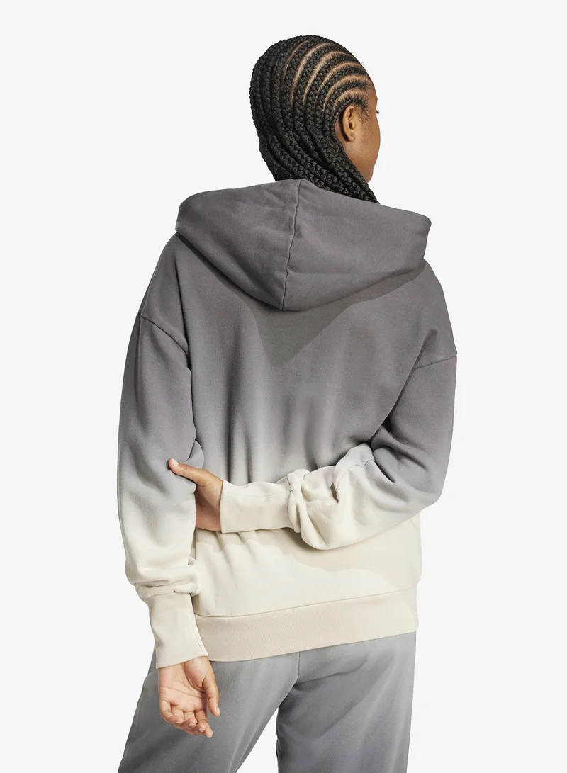 adidas هودي فضفاض مصبوغ بالتدريج لجميع المواسم