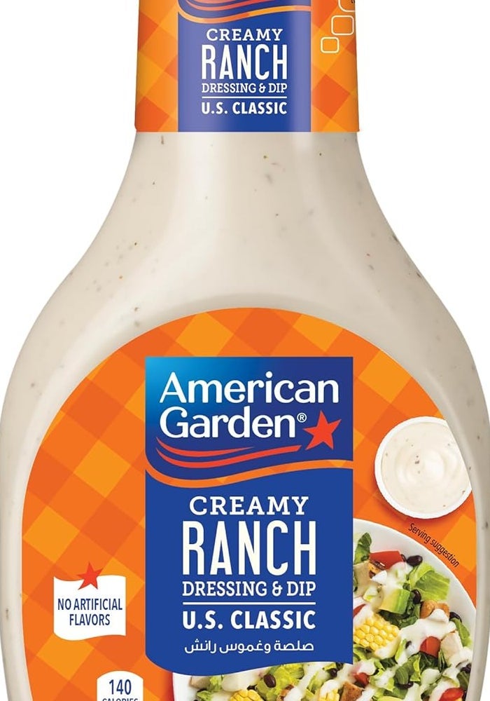American Garden Creamy Ranch Dressing & Dip, Gluten-Free, 473ml - Image 1