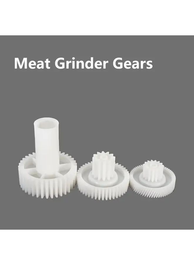 3pcs Meat Grinder Replacement Plastic Gear Pinion Set Kitchen Appliance Parts - Image 1