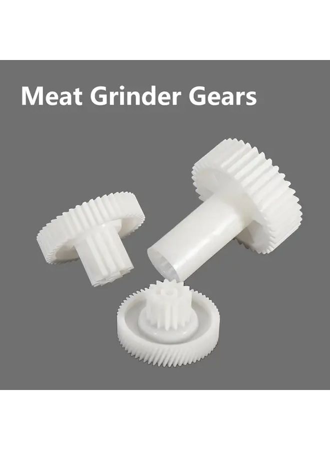3pcs Meat Grinder Replacement Plastic Gear Pinion Set Kitchen Appliance Parts - Image 4