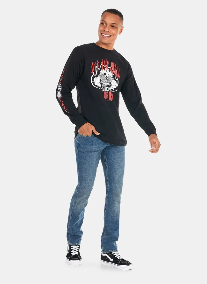 VANS Men's x One-Piece Long Sleeve T-Shirt