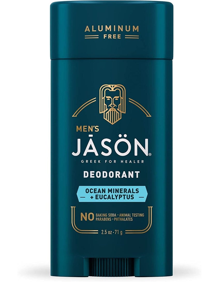 جيسون JĀSÖN Men's Hydrating Deodorant Stick, 2.5 oz - Image 1