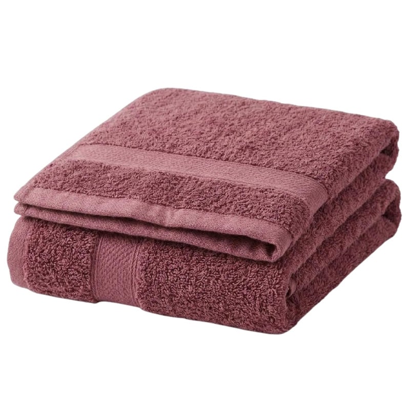 100% Cotton Text 70 * 140cm 500 Grams Soft and Absorbent Made in Egypt for Home, Bathroom, Beach, Trip (Cashmere) - Image 1