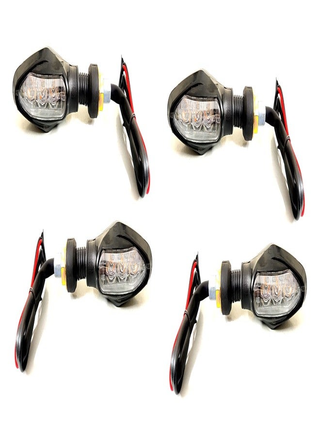 A2D® 17692. A2D Bike Tri-LED Sleek Amber Super Bright LED Indicators Set of 4 Orange for Suzuki Bandit - Image 2