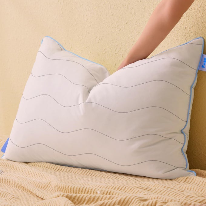 FEATHER DOWN PILLOW QUEEN SIZE CLOUDFUSION GOOSE DOWN PILLOW FOR SLEEPING HOTEL COLLECTION BED PILLOW FOR SIDE BACK PAIN SLEEPERS 20 X 30