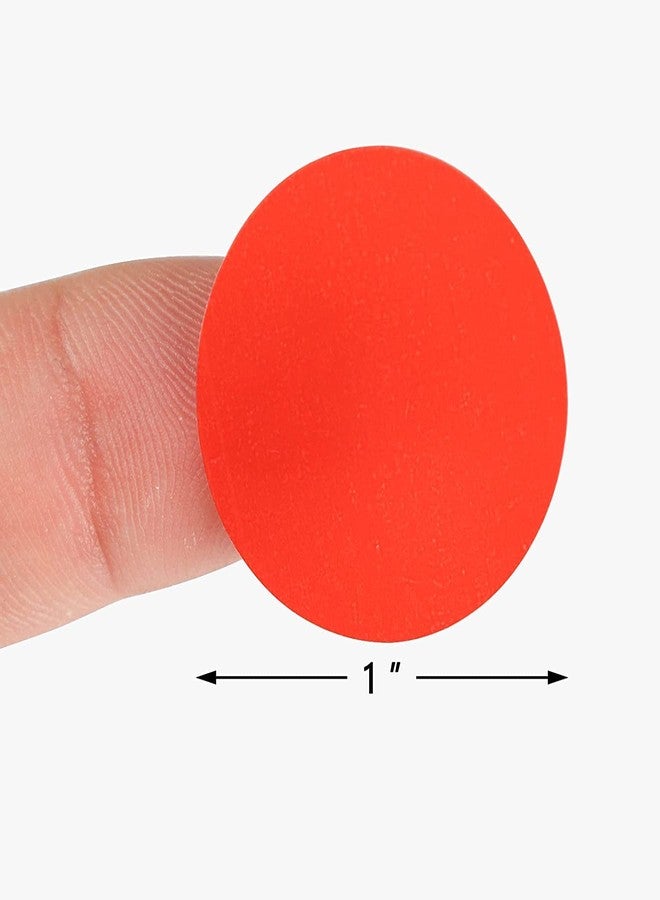 True-Ally 3000 Piece Red Color 1 Inch Round Dot Sticker Self Adhesive Labels Writable Surface for Inventory Organize, File Classification, Calendar Planner (Bright Red) - Image 2