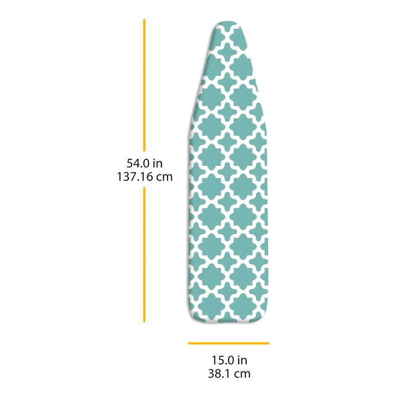 Whitmor Deluxe Replacement Ironing Board Cover and Pad - Concord Turquoise - Image 3