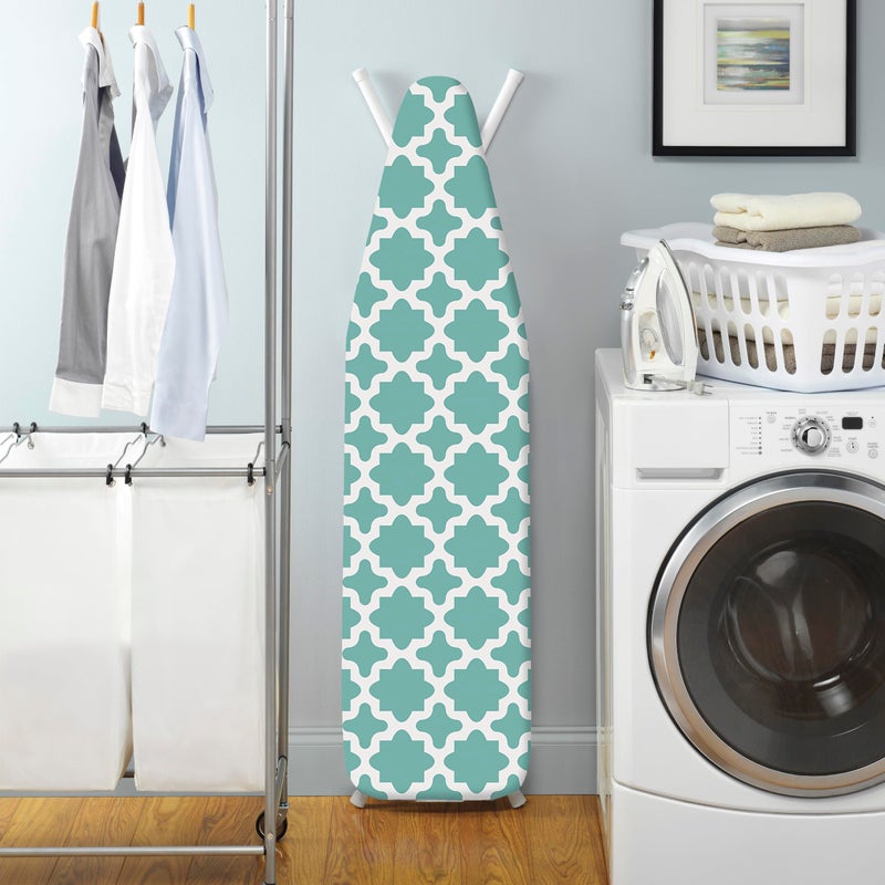 Whitmor Deluxe Replacement Ironing Board Cover and Pad - Concord Turquoise - Image 2