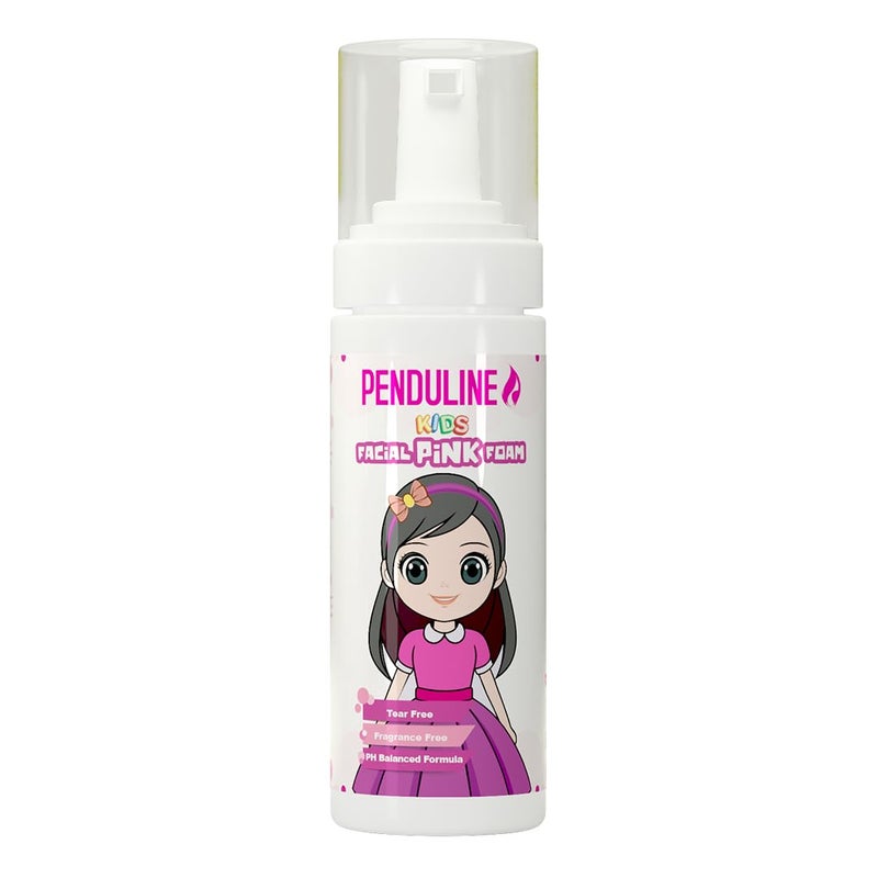 Penduline Kids Facial Pink Foam: Rose Oil & Niacinamide for Hydrated, Glowing Skin | free from Sulfate and alcohol |150 ML
