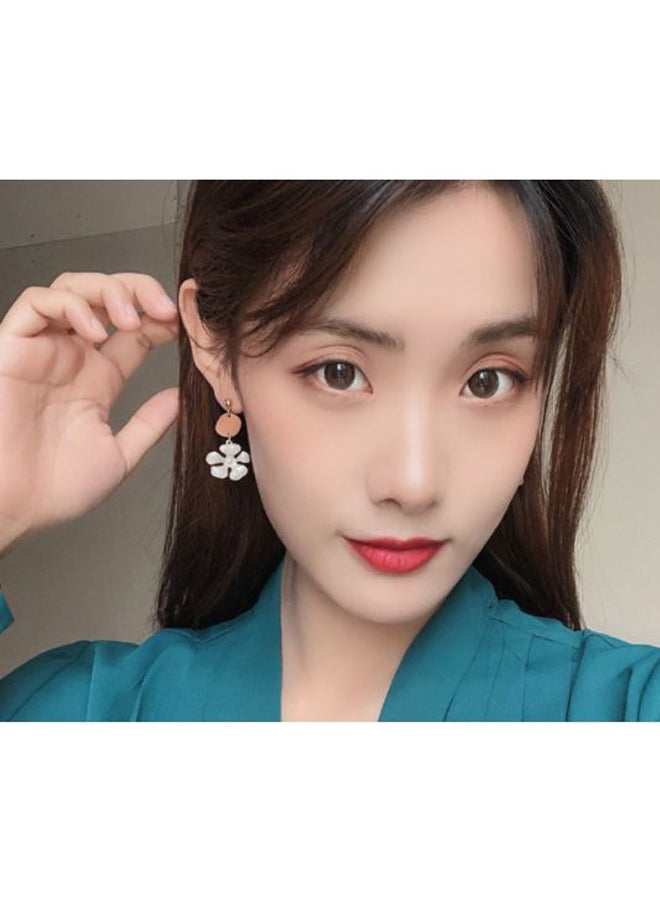 اليشمك حلق أذن متدلي بتصميم زهور - Image 5