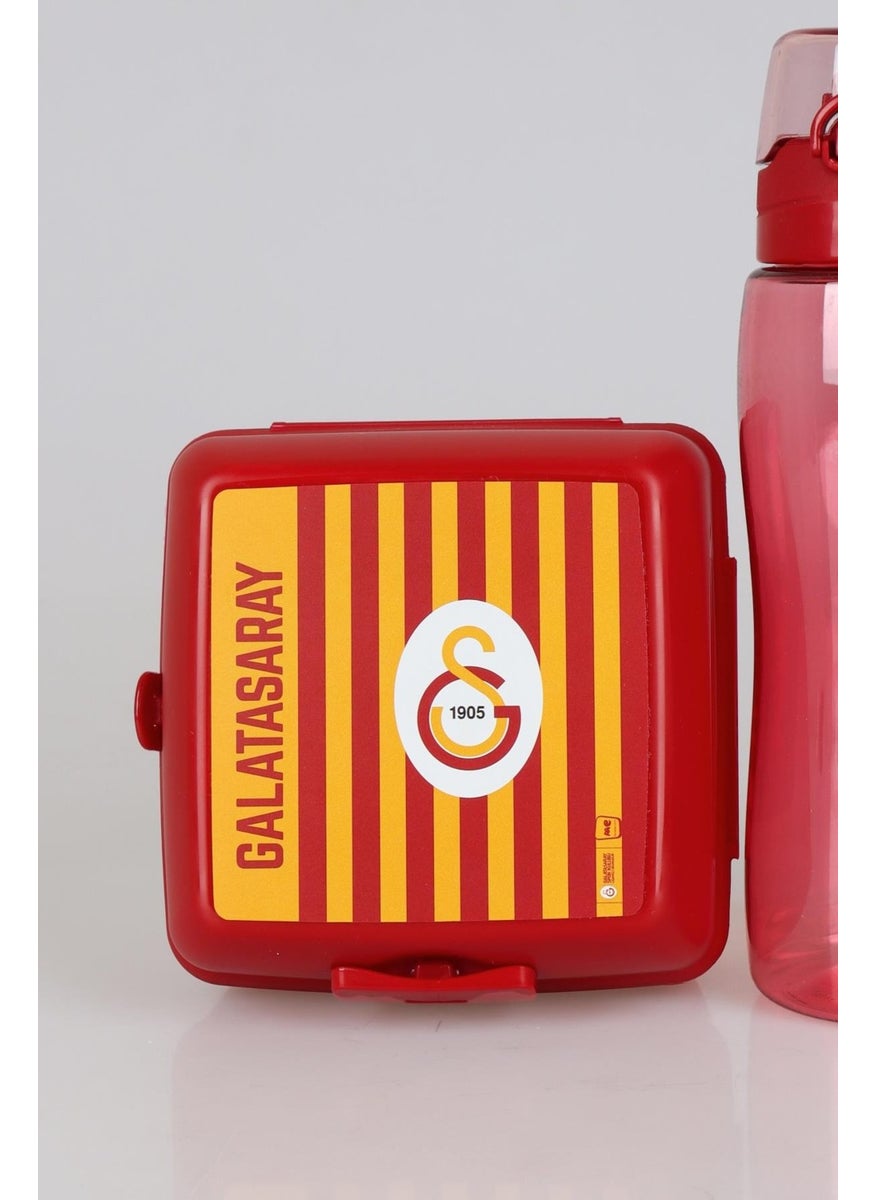 Galatasaray Dekomus New Season Licensed 700 ml Water Bottle and 2-Layer Lunch Box Set  - Image 2