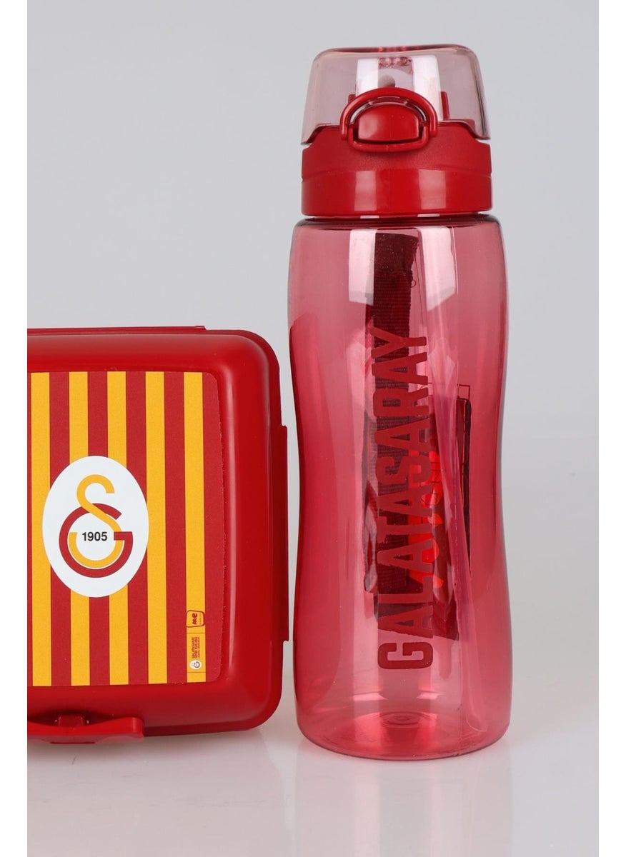 Galatasaray Dekomus New Season Licensed 700 ml Water Bottle and 2-Layer Lunch Box Set  - Image 3
