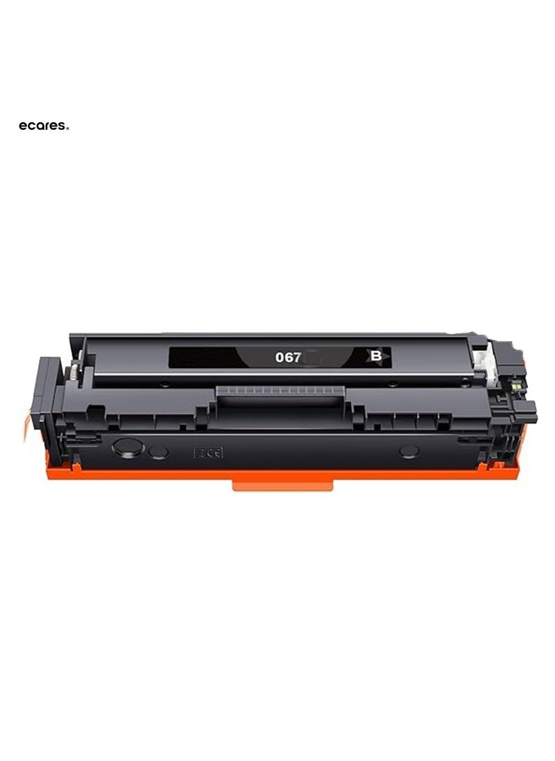 ECARES ECARES® 067 Compatible Toner Cartridge 067 Black Toner Cartridge, Compatible to MF656Cdw, MF654Cdw, MF653Cdw, LBP633Cdw and LBP632Cdw Printers (Black).  - Image 1