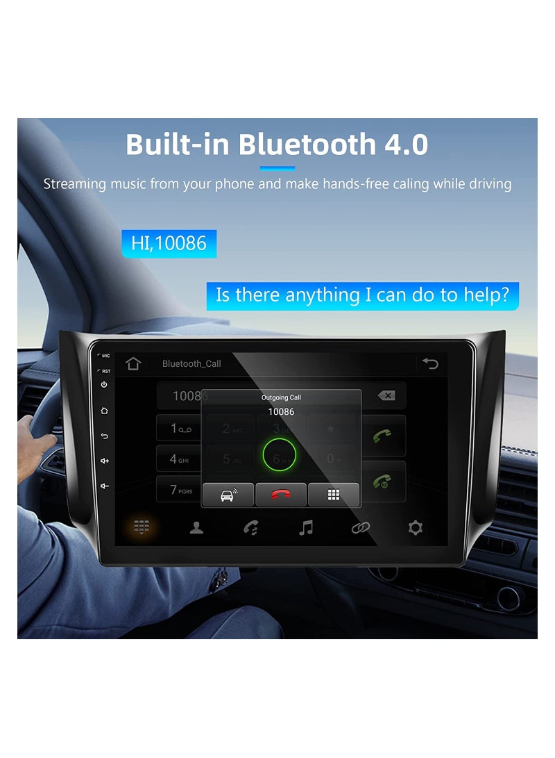 SHEZA STAR Android Screen For Nissan Sentra 2012 2013 2014 2015 2016 2017 2018 2019 4GB RAM 64GB ROM Support Apple Carplay Android Auto Wireless QLED 10 Inch Touch Screen With Backup Camera Included - Image 4