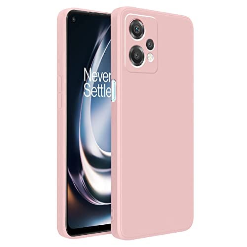 LIRAMARK Silicone Soft Back Cover Case for OnePlus Nord CE 2 Lite 5G / 1+Nord CE 2 Lite 5G (Silicone Pink) - Image 1