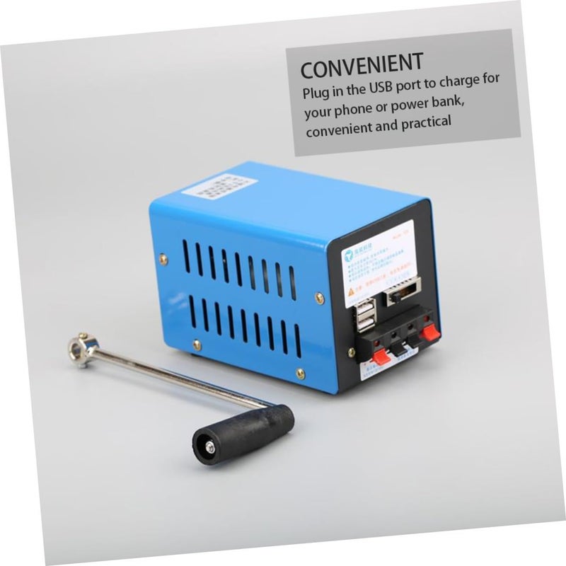Toyvian Hand Crank Generator USB Portable Emergency Power Bank - Image 5