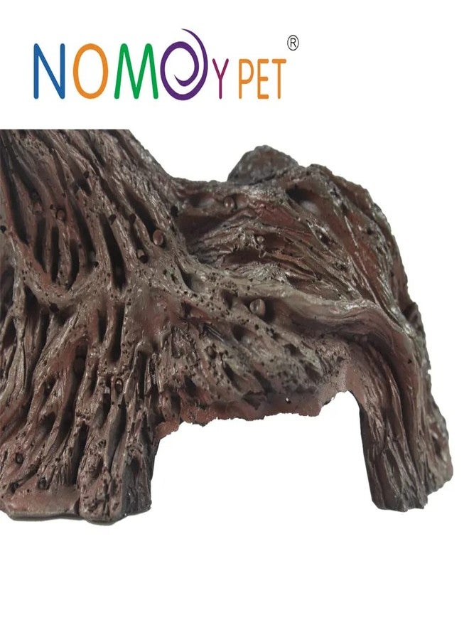 NomoyPet سلسلة NomoyPet من الكهوف الاصطناعية المصنوعة من الراتنج، وديكورات لأحواض السمك، وأحواض الزواحف، وأحواض التيراريوم. (NS-46 (12.5 * 7.5 * 6.5 سم)) - Image 4