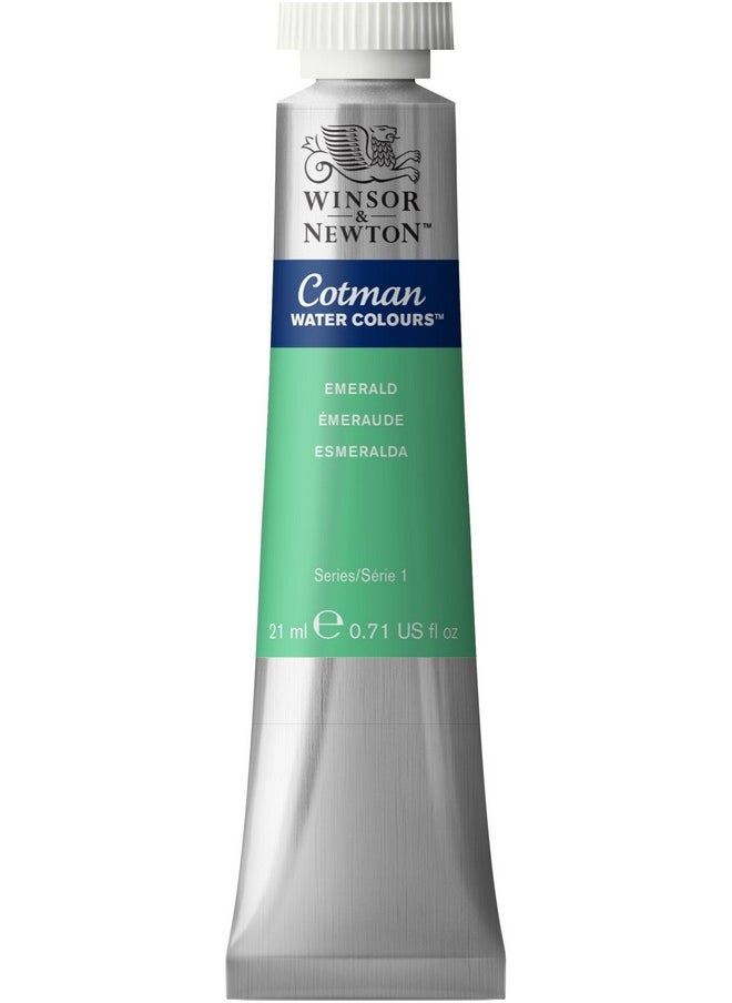WINSOR & NEWTON 21Ml Cotman Water Colour Tube (Emerald)  - Image 1
