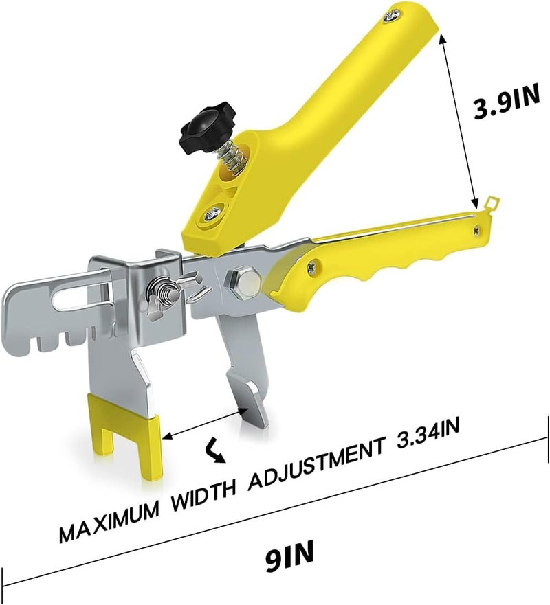 DGSL Tile Leveling System with Plier - 1200-Piece Spacers Clips and 300-Piece Reusable Wedges Tools Set for Stone Installation 1/8 Inch - Image 3