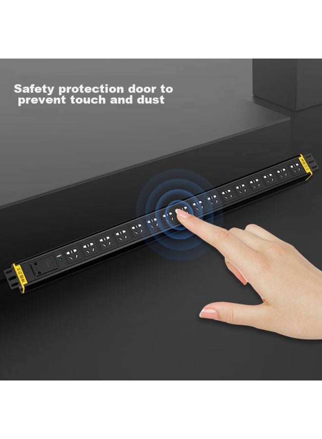 Sdws Pdu Cabinet Socket, 16-outlet 32a High-power Power Strip, New National Standard Indicator Light, Vertical Industrial Connector Junction Box, Without Cable, Sv06263b - Image 5