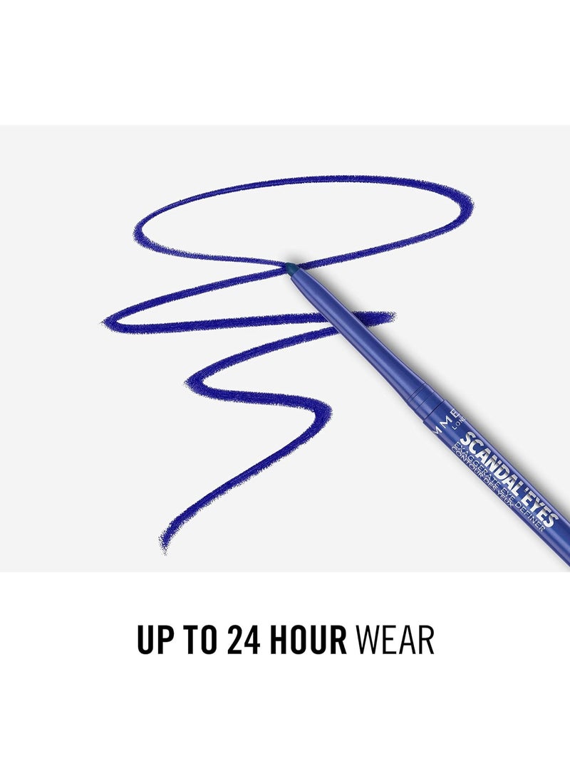 RIMMEL LONDON - Exaggerate Waterproof Eyedefiner - 004 Cobalt Blue - Image 1