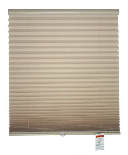 DEZ FURNISHINGS DEZ Furnishings QDCM230720 Cordless 1 Inch Light Filtering Pleated Shade, Certified Child Safe, Camel, 23W x 72L Inches  - Image 1