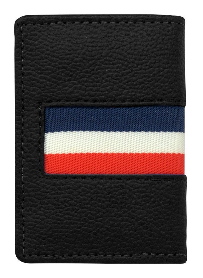 GREEN DRAGONFLY PU Leaher Card Holder for Men/Card Holder for Women,Credit Card Holder Wallet for Men(NMB/202306686-Black) - Image 2